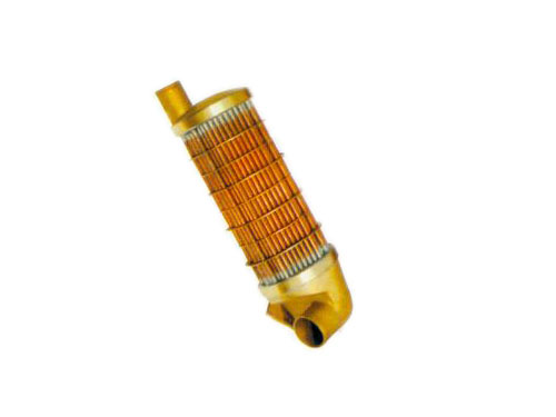 Tube & shell oil cooler